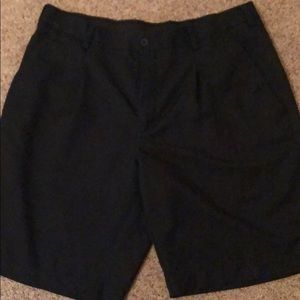 Nike Golf | Dri-fit Black Pleated Front Golf Short